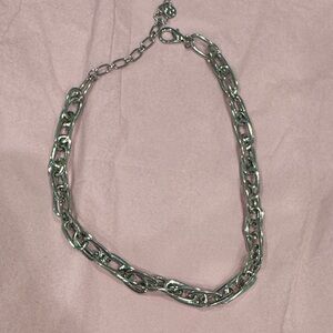 Chunky Silver Chain Necklace